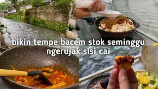 BIKIN STOK TEMPE BACEM BUAT SEMINGGU | SARDEN KALENG SPECIAL