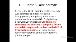 Pituitary Lecture 09 - Growth Hormone Deficiency and GH replacement