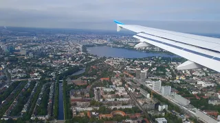 Eurowings A319: Best Approach into Hamburg! Landing on Runway 33!