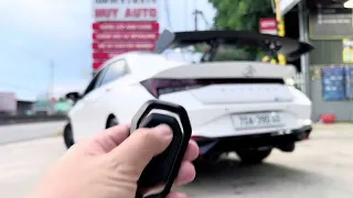 Độ pô on/off Elantra 2023 chụp ống xã Akapovic Remote mẫu mới 😀 by Auto365 Tây Ninh