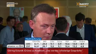 Bundestagswahl 2017:  Olaf Scholz und Thomas Oppermann geben Interview am 24.09.2017