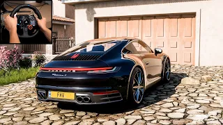 Porsche 911 Carrera S | Forza Horizon 5 Gameplay | Logitech G29 steering wheel