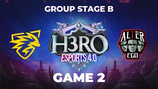 GAME 2 - ONIC PRODIGY VS ALTER EGO | MLBB H3RO ESPORTS 4.0 | GROUPS STAGE B DAY 2