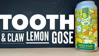 Tooth & Claw Squeeze Please Lemon Gose By Camerons Brewery | ASDA Craft Beer Review