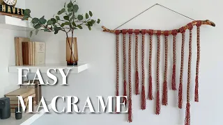 BIG AND EASY MACRAME wall hanging | Great for complete beginners