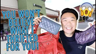 YOU WON'T BELIEVE WHAT I THRIFTED FOR YOU ALL FOR THE LIVE SALES! TRIP TO THE THRIFT & HAUL   HD 108
