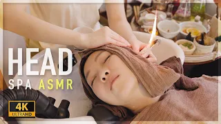 ASMR / 두피 마사지와 헤드스파로 1시간 동안  팅글