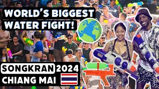 Bigger than Ever! SONGKRAN in Chiang Mai 2024 | Thailand's New YEAR Celebration