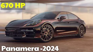 The Flying Car The new Porsche Panamera   2024 hybrid sport sedan