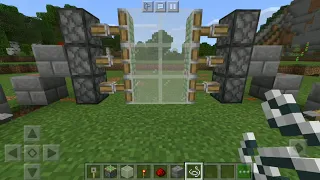 How to Make "Techno Gamerz Castle Door" In Mcpe!