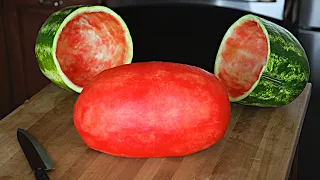 SKIN A WATERMELON party trick