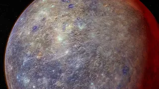 Бесплатный Видео Футаж   Планета Меркурий в Космосе 4К