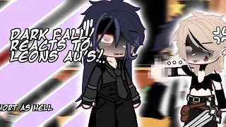 Dark fall reacts to leons au's! [Short as hell + rushed] |SONG: KING|