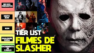 TIER LIST - OS MELHORES E PIORES FILMES DE SLASHER!