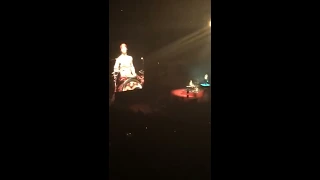 Tyler Joseph recognizes / has a conversation with a fan during Trees speech - Chicago 2017