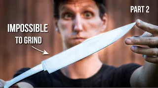 Making A TITANIUM KNIFE - Part 2