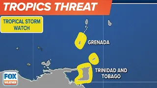 Tropical Storm Watch Issued For Trinidad And Tobago And Grenada