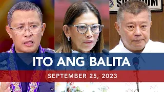 UNTV: Ito Ang Balita | September 25, 2023