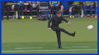 Antonio Conte Crazy Reaction Italy vs Spain Euro 2016 ( Specila Camera )