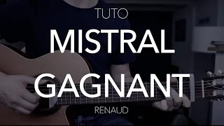 TUTO GUITARE : Mistral gagnant - Renaud