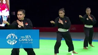 Pencak Silat Artistic Female Team - Regu Finals 1st Placing  (Day 5) | 28th SEA Games Singapore 2015