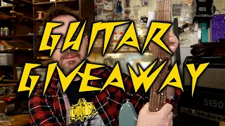 I give away a brand new guitar (once it's set up, if it doesn't suck)