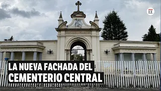 Así va la restauración de la fachada del Cementerio Central | El Espectador