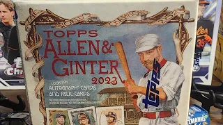 First Look!  2023 Topps Allen & Ginter Blaster Box!