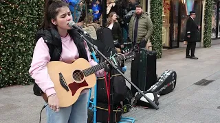 Ed Sheeran (The A Team) Beautifully Performed by Leah Moran on Grafton Street.