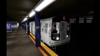 Roblox Queens Blvd Lines  Operating F train (Frist Local then Express)