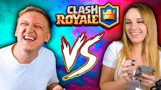 МОЯ ДЕВУШКА ИГРАЕТ В CLASH ROYALE НА ЖЕЛАНИЕ И УГАРАЕТ НАДО МНОЙ 🤣 | Клешь Рояль