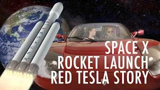 SpaceX Rocket Launch Red Tesla Story - Karen Atkins - High On Love