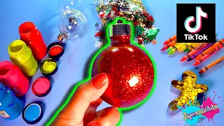 Probando trucos y manualidades navideñas de TikTok - Supermanualidades