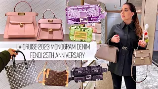 Louis Vuitton Holiday Collection & New Fendi 25th Anniversary Bags | Harrods Luxury Shopping Vlog