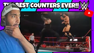 BRYCEREACTS TO WWE Counters Compilation | REACTION