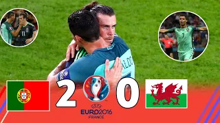 Portugal 2 × 0 Wales (Ronaldo × Bale) 2016 Euro Semi Final Extended Highlight & Goals HD