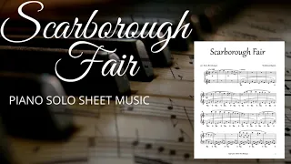 Scarborough Fair | Piano Sheet Music & Piano Tutorial