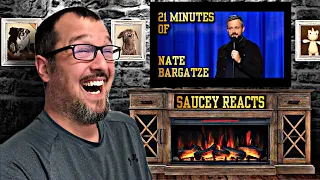 Saucey Reacts | 21 Minutes Of - Nate Bargatze | My Face HURTS!