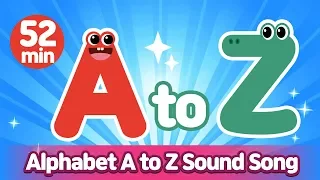 Alphabet A to Z Sound Song Compilation l Phonics for English Education