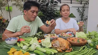 THAI PAPAYA SALAD IN 2 WAYS Collab with Pinoy-Thai Foodies | PINOY MUKBANG |Team AgustinTV