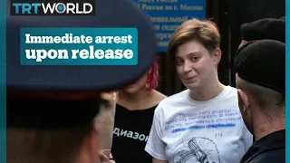 Pussy Riot members arrested immediately upon release