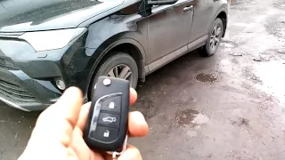 Автозапуск со штатного ключа Toyota Rav4