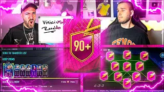 FIFA 22: 7x 90+ FUTTIES PACK Squad Builder Battle 🔥🔥 IamTabak vs Wakez !!