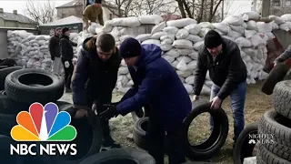 Ukrainian Civilians Preparing To Defend Their Country