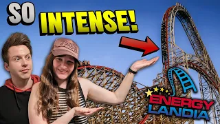 Our FIRST EVER RMC! | Energylandia Day One Vlog May 2024 (On-ride POVs)