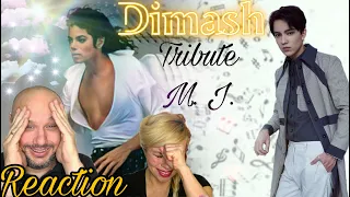 Dimash Tribute Michael Jackson - Reaction - 🇮🇹Italian and 🇨🇴Colombian React❤️ subtitles