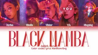 AESPA (에스파) ↱ BLACK MAMBA ↰ You as a member [Karaoke] (5 members ver.) [Han|Rom|Eng]