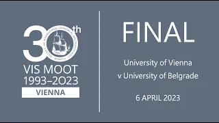 30th Vis Moot | Final Round: University of Belgrade v University of Vienna