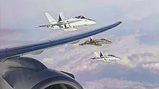 Fighter Jets Intercept Passenger Plane