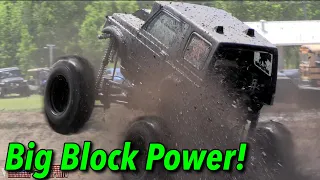 Big Block Samurai  - Attempting a wheelie & Jumping